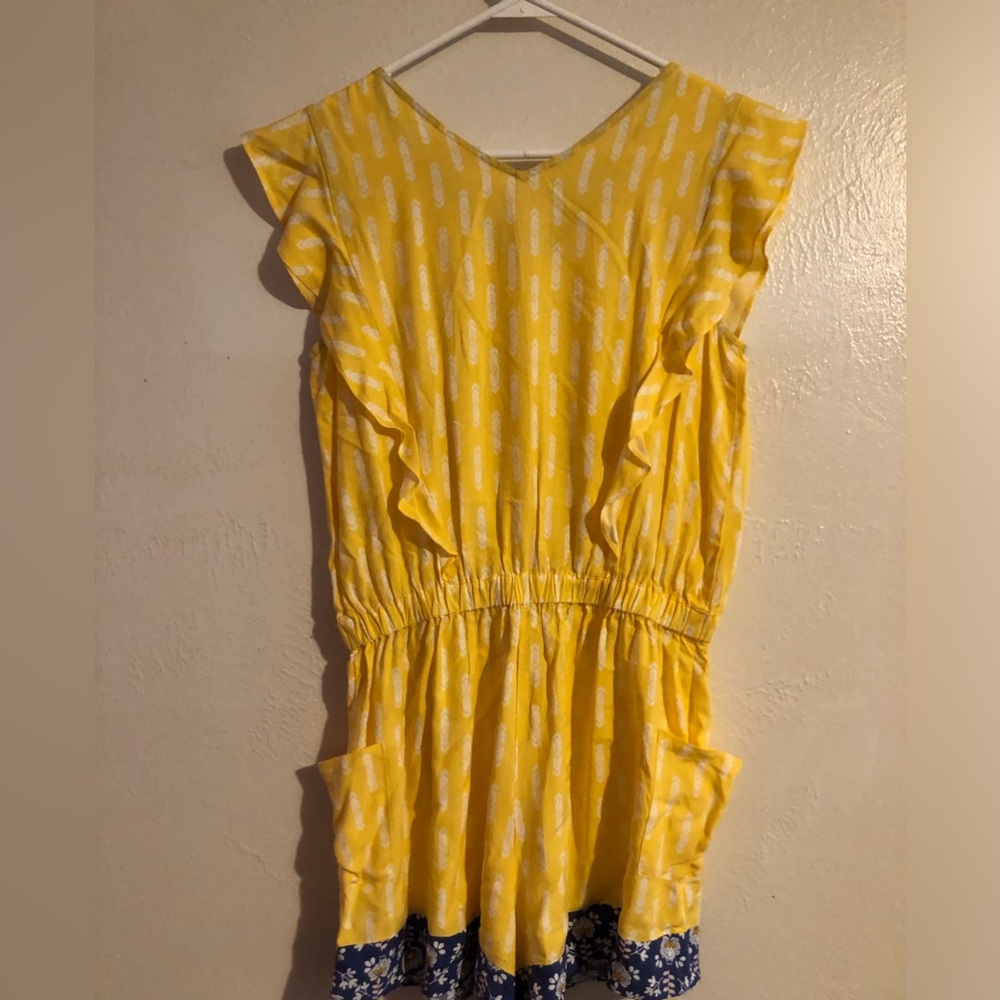 Yellow Romper by 435 Matilda Jane Clothing - Picture 3 of 3